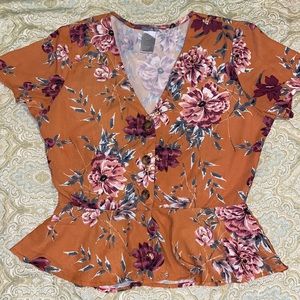 Charlotte Russe floral top
